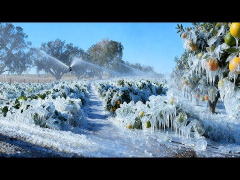 Florida, USA Is Frozen !🧊 Extreme Arctic Freeze Destroys & Damages Farms & Crops, Shocks Farmers