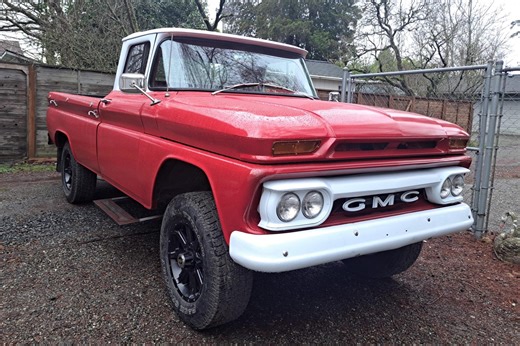 No Reserve: 1963 GMC K1500 Pickup 4x4 4-Speed