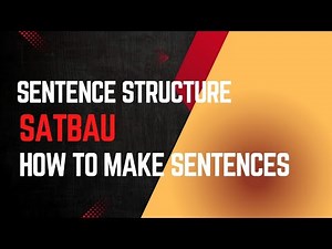 Free A1 German Course | Lesson-20 | German Sentence Structure |Satzbau A1 A2 |