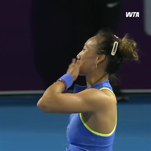 Watch the Match Highlights from Qinwen Zheng vs. Sofia Kenin in Doha! #QatarTotalEnergiesOpen | WTA