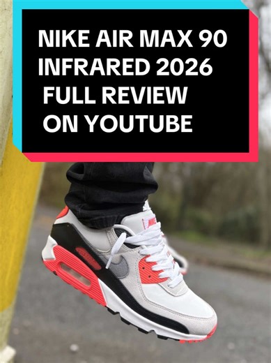 NIKE AIR MAX 90 INFRARED 2026 Full Review on YouTube you’ll have to watch the full vid to find out if there good but all I’ll say is buy em music credit @JackRathboneHipHop #nike #nikeairmax90 #airmax90 #foryou #fyp
