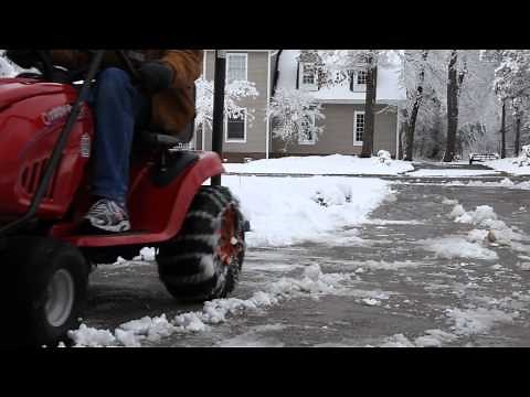 Troy Bilt Lawn Mower with Snow Plow