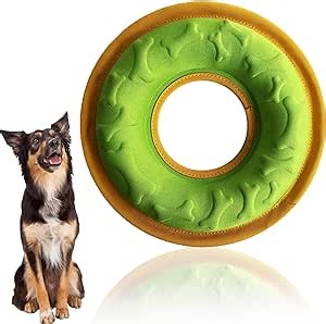 Flying Disc Dog Toy ，Dog Flying Disc Toy for Interactive Fetch Play Multifunctional Dog Flying Disc,Support Outdoor Feeding Function