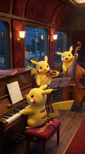 This Pikachu Train is oddly satisfying