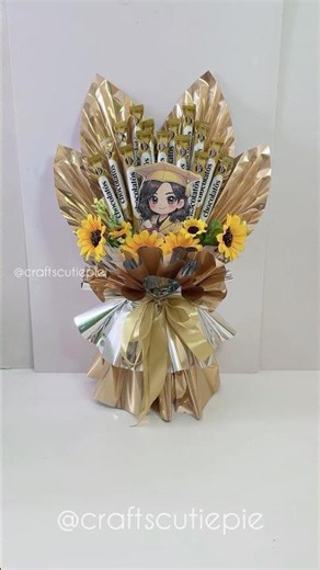Snack bouquet ideas 💐#tutorial #wrap #gifts #bouquet #craftscutiepie
