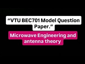 VTU BEC701 Module wise imp questions #vtu​ #vtumemes​ #viral​#exam#impquestions #engineering