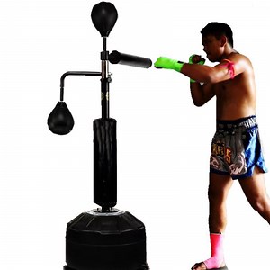 [Hot Item] Boxing Equipment Spin Bar Free Standing Boxing Bag with Punching Head