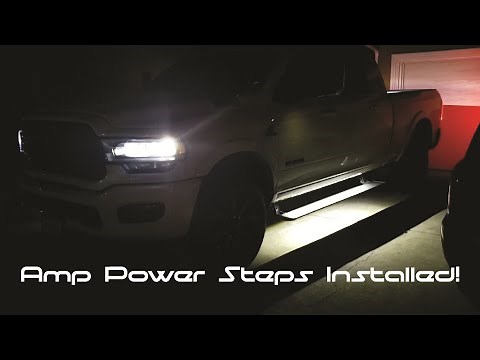 Amp Power Steps - Installed on the Ram 2500 Mega Cab (Diesel)