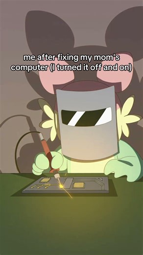I am a computer genius #meme #animation #funny #computer #kawaii