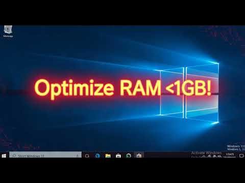 How to solve Windows 11 RAM optimization under 1GB without modifications