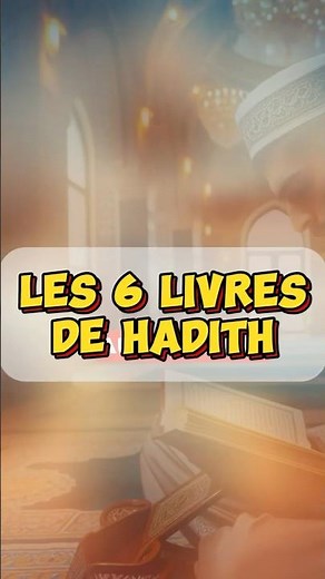 The 6 major collections of hadith