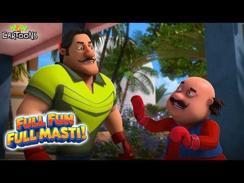 Motu Ke Boxer Bhaiya Ki Super Duper Match Motu Patlu Full Fun Full Masti Compilation | Wow Cartoons