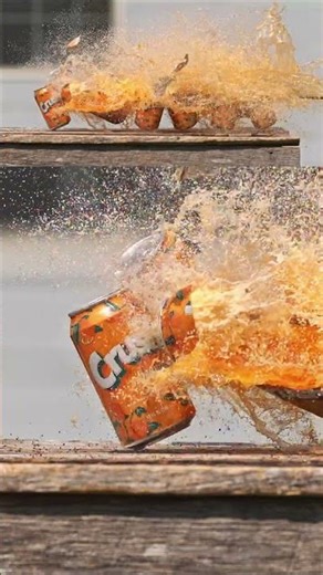 (SUPER SLOW MOTION) DIRTY BIRD VS CRUSH CANS #BEEREAL #SHORTS #TURKEY #HUNTING