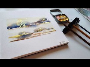 Discover the SECRET to Painting Breathtaking Abstract Watercolor Mini Landscape