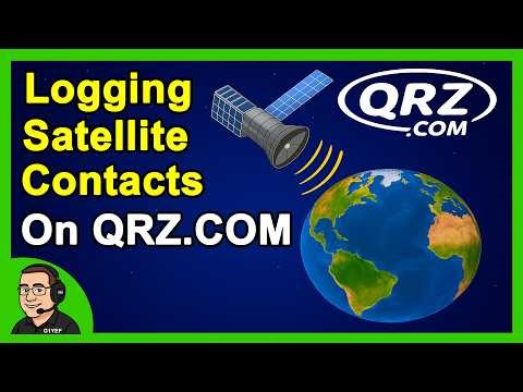How to Log Satellite Contacts on QRZ