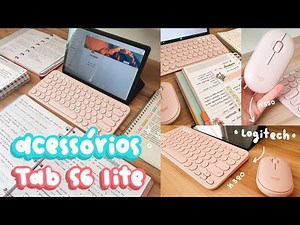 TAB S6 LITE | Acessórios: Mouse + Teclado K380 Logitech | Anotações digitadas | Malena Studies