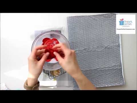 Leather poppy flower tutorial