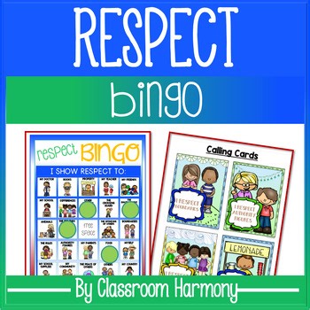 Respect BINGO | Character Ed & SEL Game | Social Skills Activity | Grades K-5