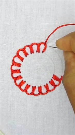 #handembroidery #loopstitch #embroidery #sewingtips #embroiderydesigns #beginnersstitch #handmade