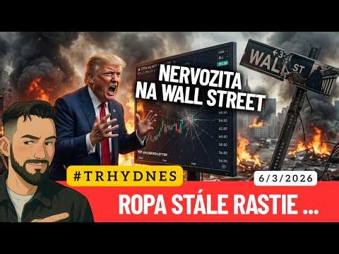 Cena ropy stále rastie! Akcie sú pod tlakom, Broadcom vystrelil #TRHYDNES