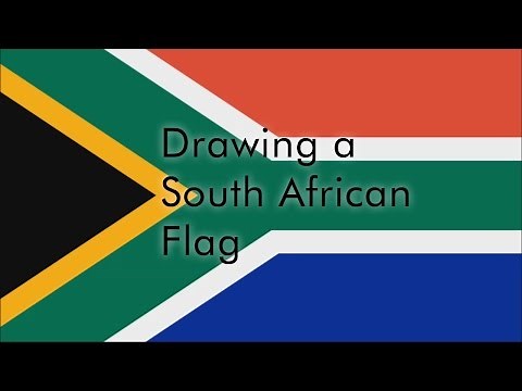 How to draw a South African Flag