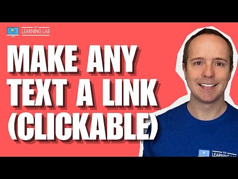 How To Create Clickable Text In Elementor - How to turn text into a clickable link!