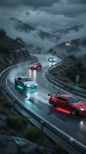 THE LAST DRIFT — Ultra Realistic Tokyo Night Racing Cinematic 4K HDR Synthwave Drift Film #viral
