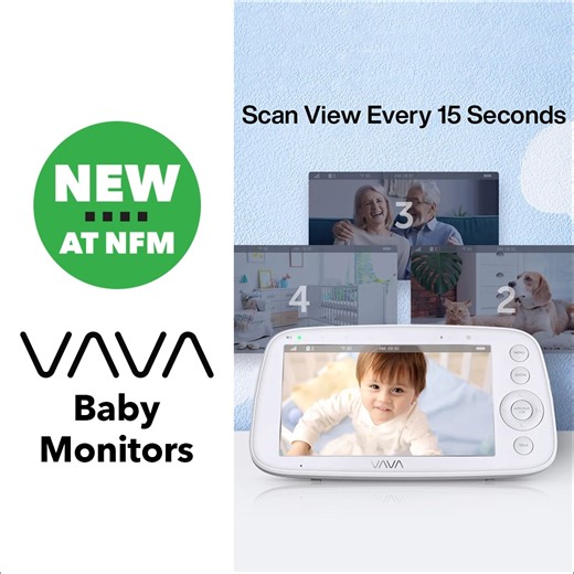 Stay connected with your little one, even when you're not in the room with VAVA baby monitors | NFM | Facebook