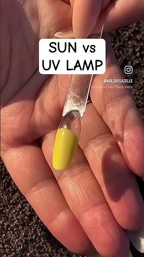 Can Sunlight Dry Gel Polish? (Sun vs. UV lamp) #NailHack #GelNailPolish #SunlightCuring #DIYManicure