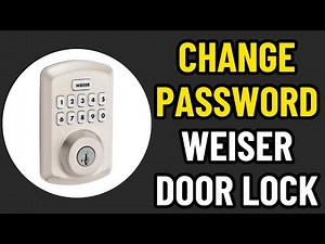 HOW TO CHANGE PASSWORD ON WEISER DOOR LOCK 2025! (FULL GUIDE)