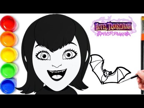 How to Draw Mavis Hotel Transylvania Vampire Girl