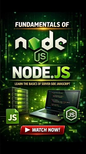 "Fundamentals of Node.js 🔥 | Start in 10 sec"