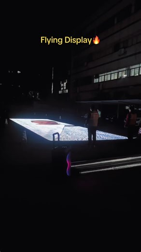 Flying Display makes your event more exciting💥 #ledglass #leddisplay #ledscreen #displayglass #ledfilm #tansparent #display #glassdiplay #flyingdisplay