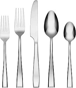 Cambridge 219230CSLG40 Cali Mirror 30-Piece Flatware Set