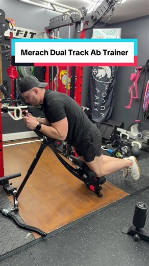 The Merach dual track ab trainer lets you hit abs in a smoother, tighter motion than regular rollers ever did #TikTokShopCreatorPicks #Merach #AbWorkout #CoreTraining #HomeGymGear