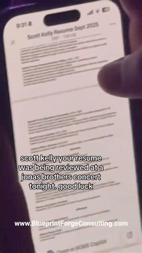 Resume Reviewed At A Concert Proof Your Resume Must Be Ready Anytime