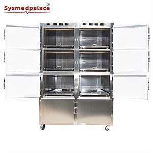 [Hot Item] 40 Years Manufacturer 8 Morgue Drawer Body Storage Cabinet Price Cadaver Cold Storage Cot