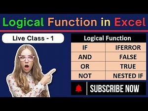Logical Functions in Excel #exceltips #excel #advancedexcel