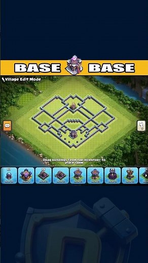 NEW BEST TH15 DIAMOND BASE!🏆 #th15trophybaselayout #clashofclans