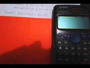 Numeros complejos con CALCULADORA CASIO FX-85 PLUS