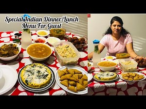 Special Indian Dinner/Lunch Menu For Guest | Special Chaat Recipe|Full Starter To Desert Indian Menu