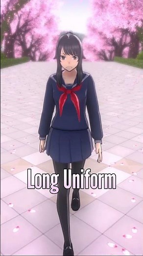 All of Ayano's uniforms in Yan Sim | Yandere Simulator #yanderesimulator #yanderesim #fyp #shorts