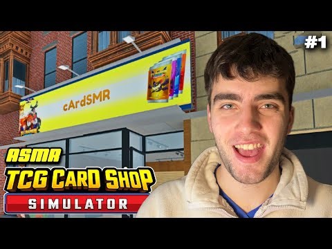 (ASMR) NEW SIMULATOR SERIES! | TCG Card Shop Simulator | Ep. 1