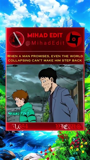 When a man promises, even the world collapsing can’t make him step back