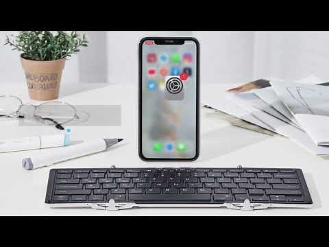 Quick Operation Guide --- iClever BK05 Foldable Bluetooth Keyboards with 3-Color Backlight