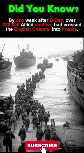 325,000 Soldiers Crossed in Just One Week | D-Day