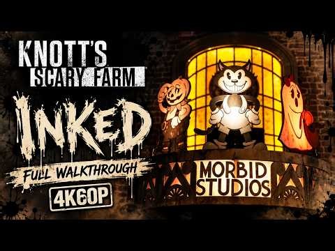 Inked - New Maze Knott's Scary Farm 2026 - 4K60P - Full Walkthrough