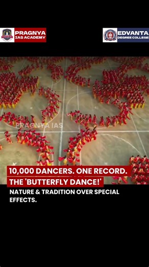 "Better Than Marvel?" 🏛️🦋 10,000 Bodo Dancers Create World Record with 'Butterfly Dance'