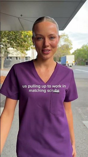 Just Purple scrubs are back 👀