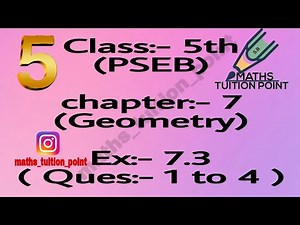 Class:-5th(pseb) ex:-7.3(1 to 4)